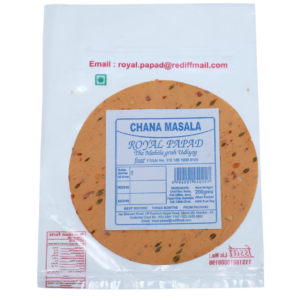 Royal Papad Chana Masala Papad
